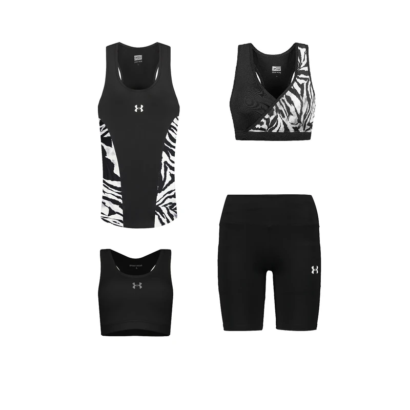 ست چهار تکه لباس ورزشی زنانه مدل 1901-1801-8101-69