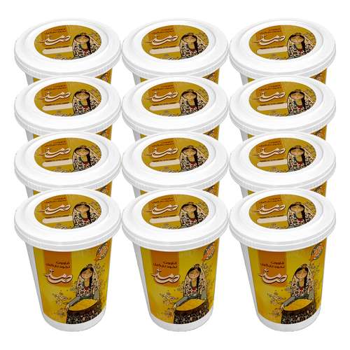 قاووت نارگیل نخودچی خانگی صامد - 250 گرم بسته 12 عددی