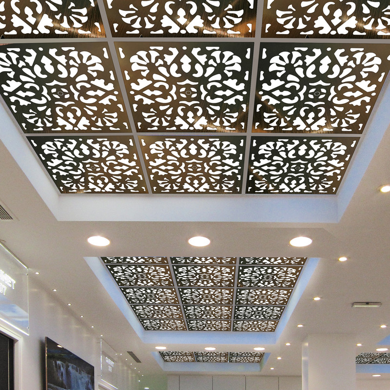 تایل سقفی آسمان مجازی بنی دکو مدل MC24 اندازه 60x60 سانتی متر مجموعه 4 عددی