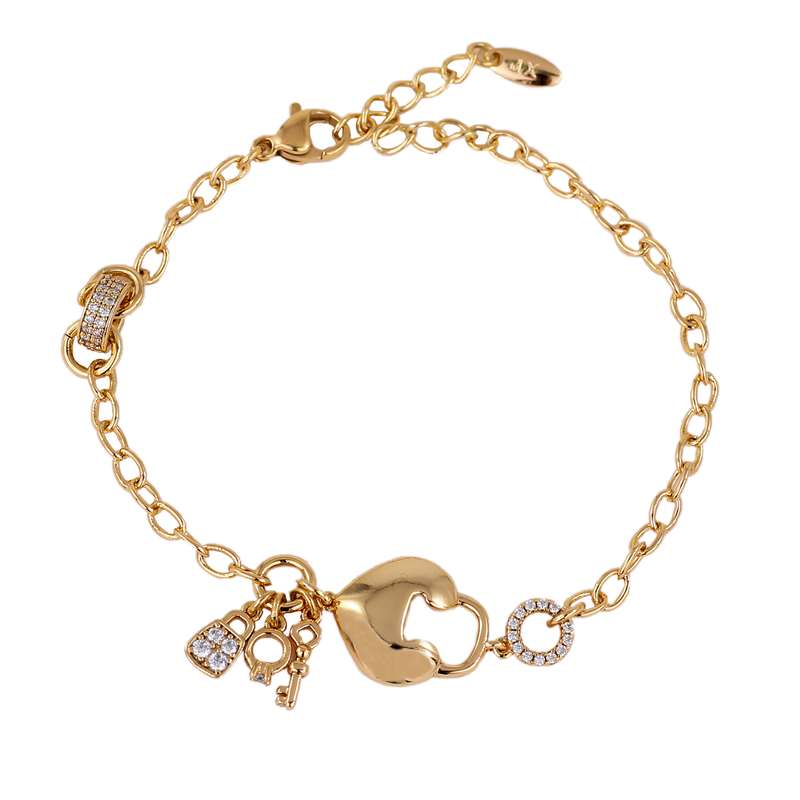 دستبند زنانه ژوپینگ مدل قلب کد K388