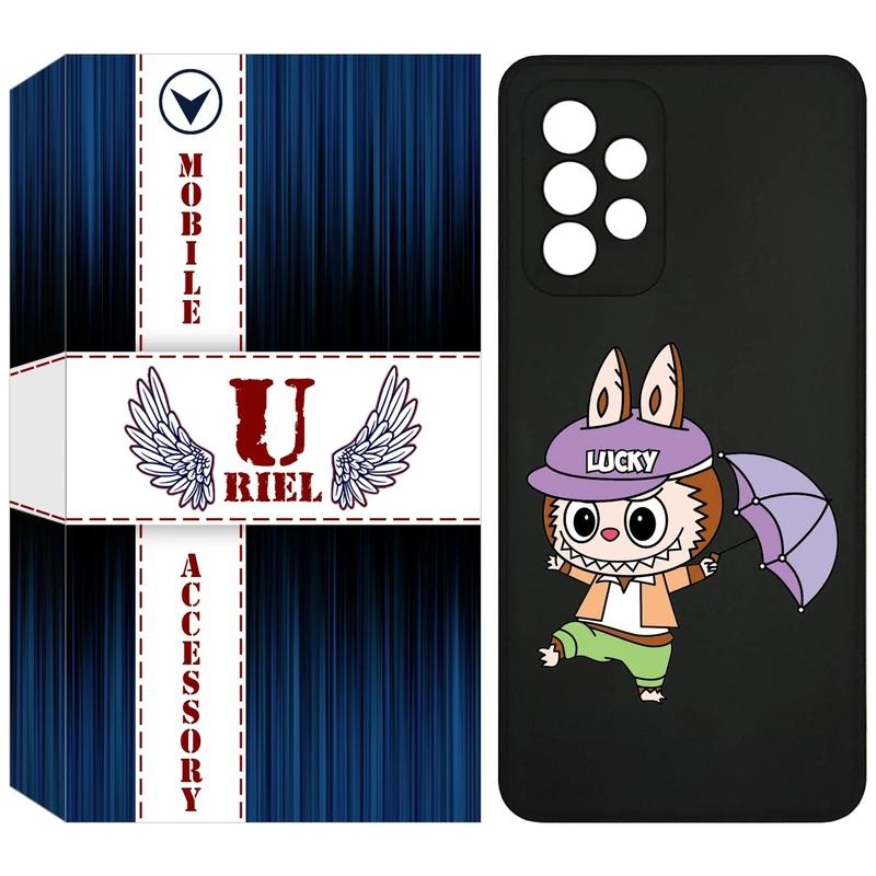 کاور یوریل قاب مدل KSH کد 125 طرح عروسک لبوبو مناسب برای گوشی موبایل سامسونگ Galaxy A72