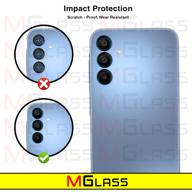 محافظ لنز دوربین ام‌گلس مدل Ring-Metal-MG مناسب برای گوشی موبایل سامسونگ Galaxy A15
