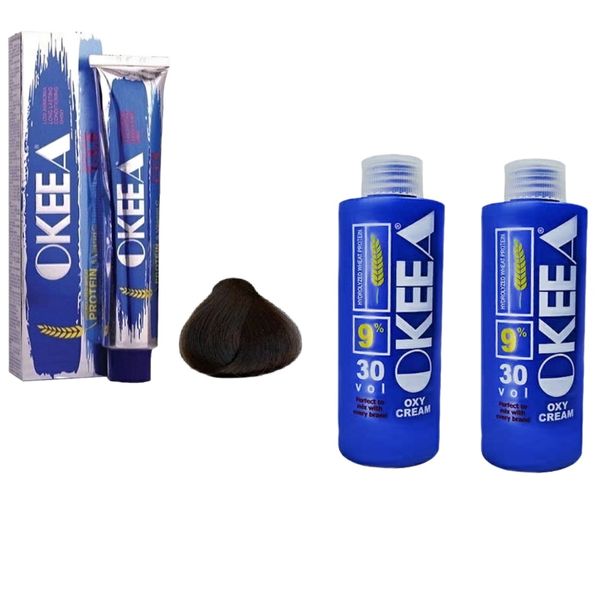 رنگ مو اکیا سری طبیعی شماره 3 حجم 200 میلی لیتر رنگ قهوه ای تیره به همراه اکسیدان اکیا مدل 20v نه درصدی حجم 150 میلی لیتر مجموعه 2 عددی رنگ مو اکیا سری طبیعی شماره 3 حجم 200 میلی لیتر رنگ قهوه ای تیره به همراه اکسیدان اکیا مدل 20v نه درصدی حجم 150 میلی لیتر مجموعه 2 عددی