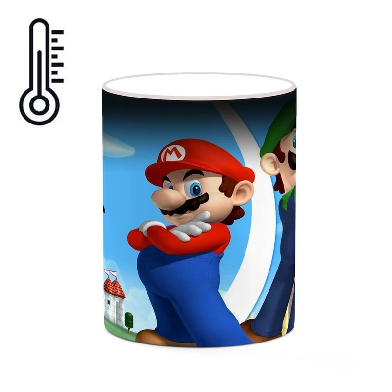 ماگ حرارتی کاکتی مدل بازی سوپر ماریو Super Mario کد mgh30523