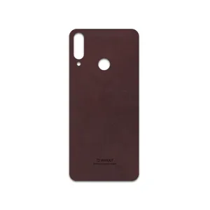 MAHOOT Matte-Dark-Brown-Leather Cover Sticker for LG W30