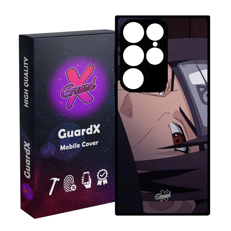 کاور گارد ایکس طرح Itachi Anime مدل Glass10475 مناسب برای گوشی موبایل سامسونگ Galaxy S24 Ultra