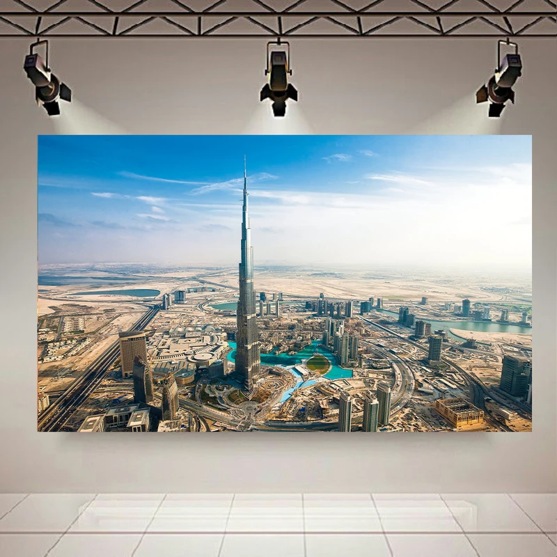 استیکر طرح نمای شهری مدل دوبی کد AR1132