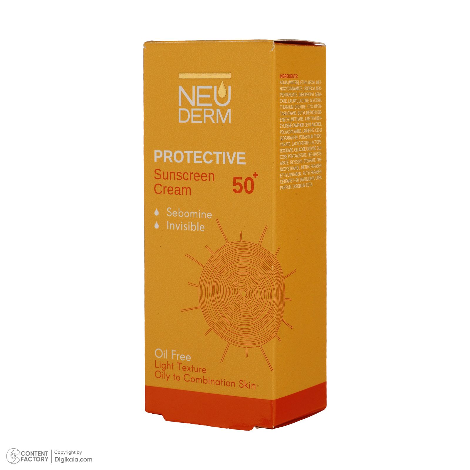 کرم ضد آفتاب بی رنگ نئودرم مدل Highly Protective SPF50 مناسب پوست های چرب تا مختلط حجم 50 میلی لیتر -  - 5