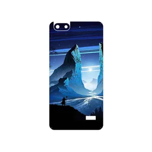 MAHOOT Blue Mountains Digital Art Cover Sticker for Honor 4C