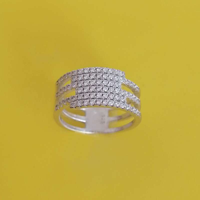 انگشتر نقره زنانه مدل Gh42