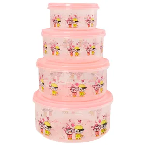 ظرف نگهدارنده مدل جغد عینکی Dr مجموعه 4 عددی