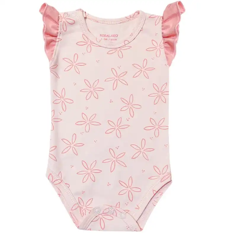 بادی آستین کوتاه نوزادی ریکالاکو مدل مینا