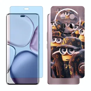 Glass Together model matte anti bluescreen protector suitable for Honor X9c mobile phone with back cover sticker