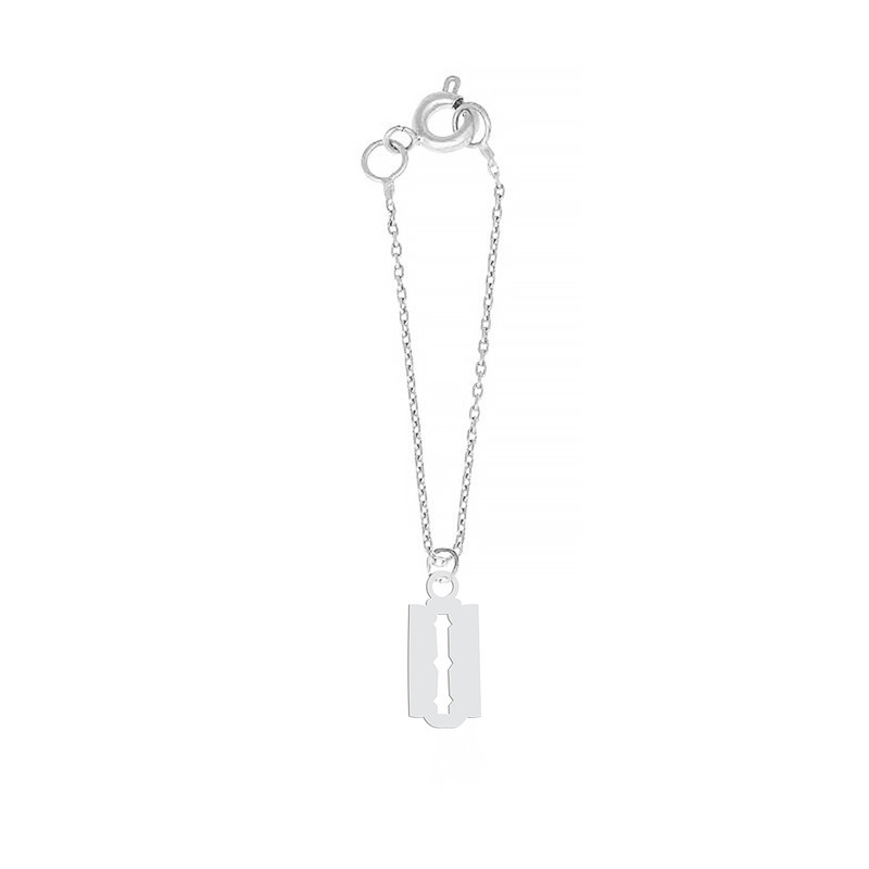 آویز ساعت نقره زنانه هایکا طرح تیغ مدل n.ha 10 آویز ساعت نقره زنانه هایکا طرح تیغ مدل n.ha 10