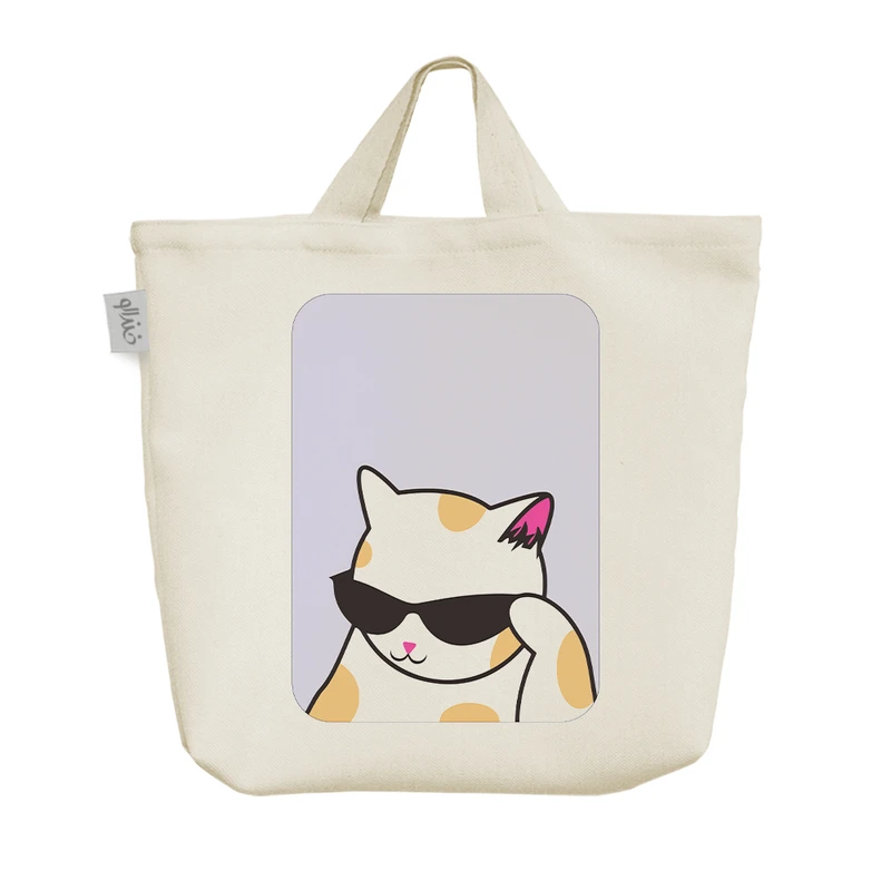 ساک خرید خندالو مدل گربه (Cat) کد 8497