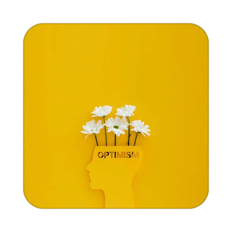 زیر لیوانی کاکتی طرح گل مدل mp16039