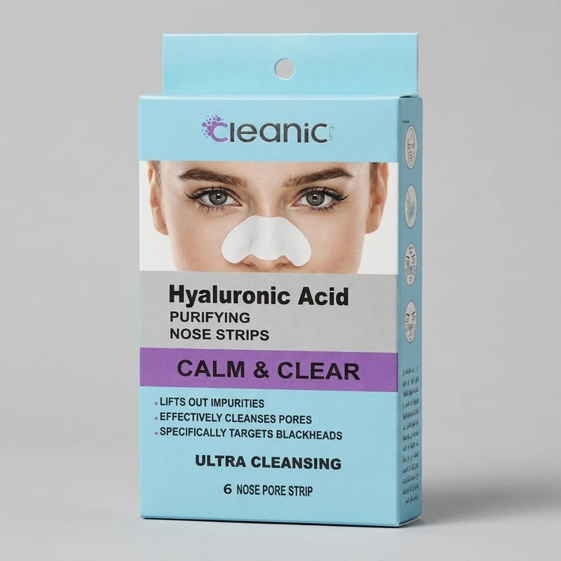 چسب پاک کننده بینی کلینیک کیندی مدل HYALURONIC ACID بسته 6 عددی