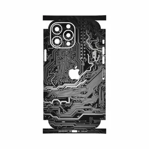 MAHOOT Black-Printed-Circuit-Board-FullSkin Cover Sticker for Apple iPhone 13 Pro Max