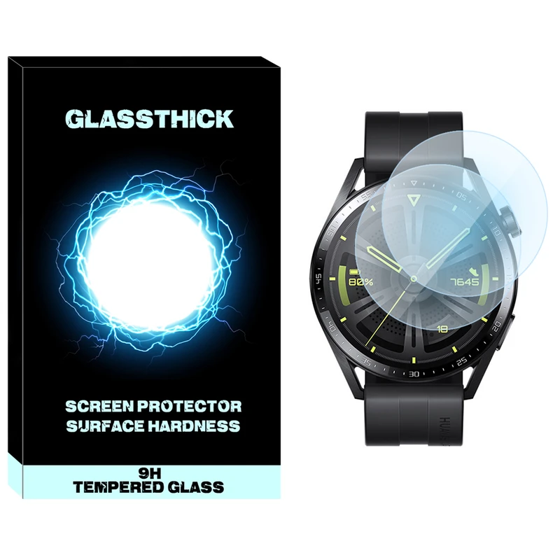 محافظ صفحه نمایش شیشه ای گلستیگ مدل SH-GL مناسب برای ساعت هوشمند هوآوی Watch GT 3 46mm بسته دو عددی