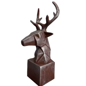 مجسمه طرح گوزن مدل پتینه