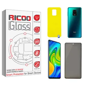 Ricoo Ricoo Privacy Screen Protector For xiaomi redmi note 9s With Back Protector