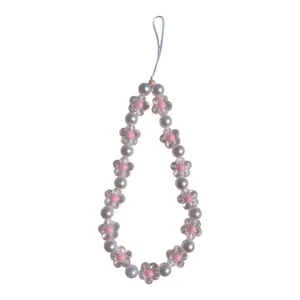 آویز موبایل مدل گل فانتزی