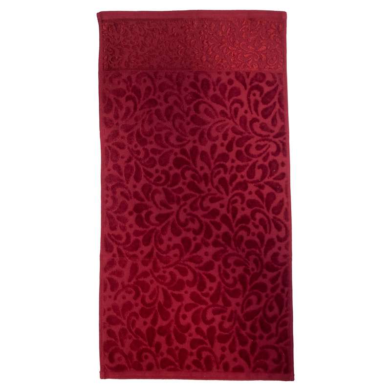 حوله دستی بهباف آذر مدل اسلیمی سایز 40x80 سانتی متر