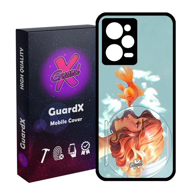 کاور گارد ایکس طرح Girl مدل Glass10020 مناسب برای گوشی موبایل شیائومی Redmi Note 12 Pro 5G/Poco X5 Pro 5G/Note 12 Pro Pro speed