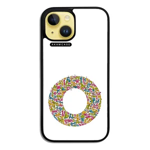 AKAM AMC-WA15-ALPHADOODLEBET-15 Cover For Apple iPhone 15