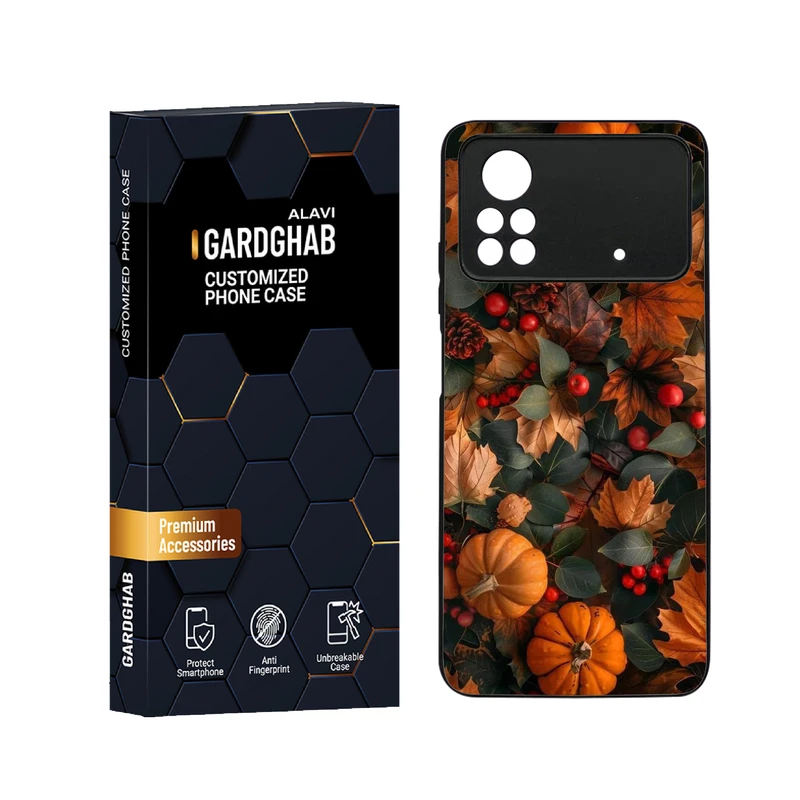 کاور گارد قاب علوی مدل دورژله ای هنری مناسب برای گوشی موبایل شیائومی Poco X4 Pro