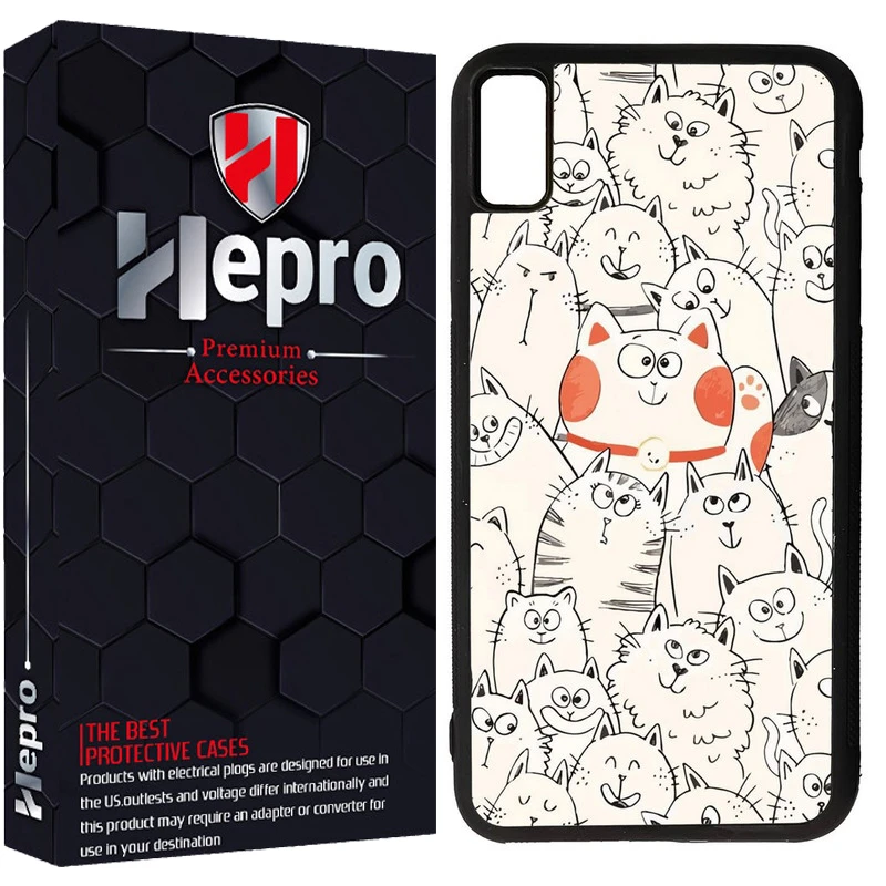 کاور هپرو طرح فانتزی مدل TPU مناسب برای گوشی موبایل اپل IPHONE X / XS