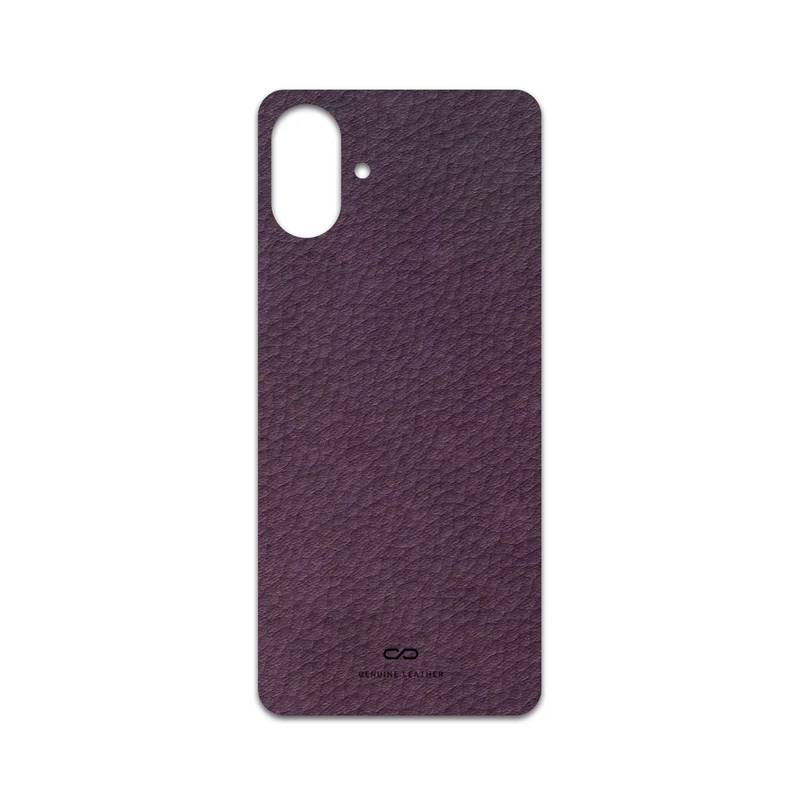 برچسب پوششی ماهوت مدل Purple-Leather مناسب برای گوشی موبایل سامسونگ Galaxy A07