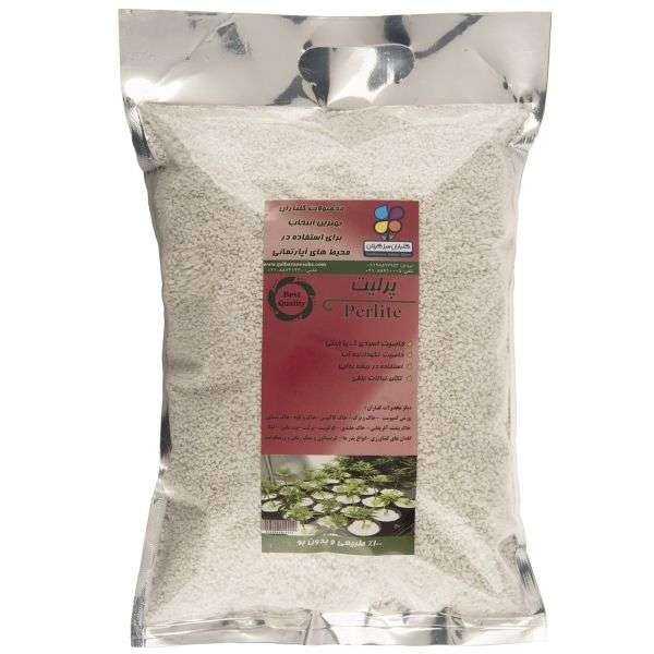 پرلیت دانه ریز شرکت گلباران سبز گیلان مدل PR13 وزن 500 گرم بسته 36 عددی
