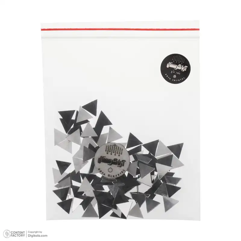 آینه  آریا کریستال مدل مثلث کد  AMSL-50/1M بسته 50 عددی