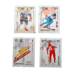 تمبر یادگاری مدل ورزشی کد bc-1782 مجموعه 4 عددی