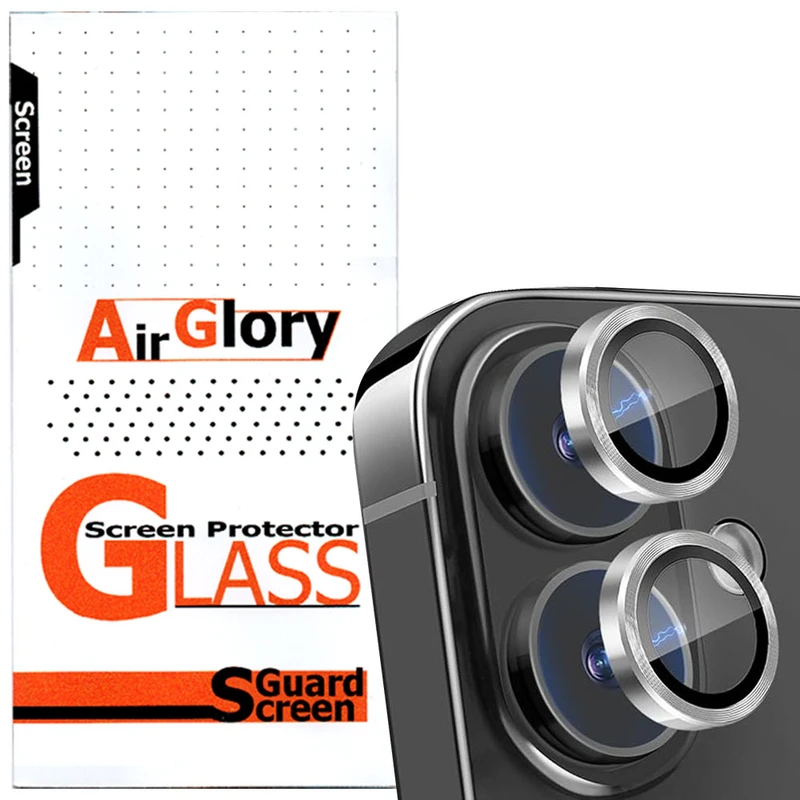 محافظ لنز دوربین ایرگلوری مدل رینگی مناسب برای گوشی موبایل اپل Iphone 16 / 16 Plus