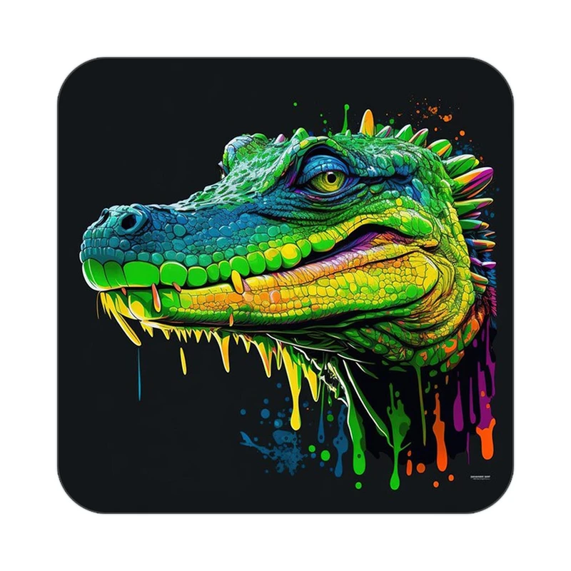 زیر لیوانی کاکتی طرح حیوانات رنگی مدل mp25992