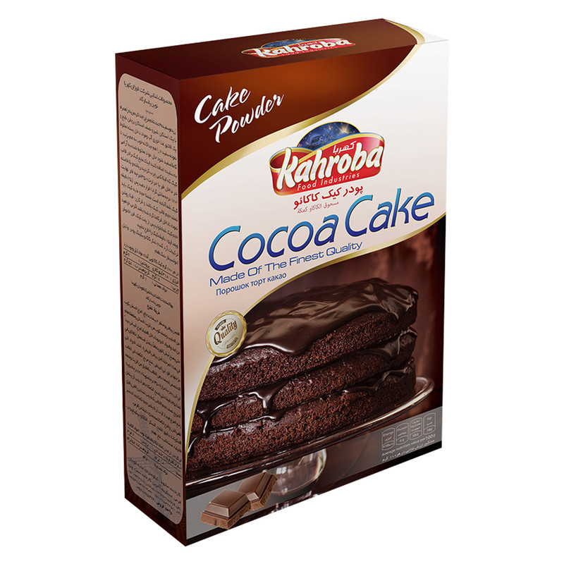 پودر کیک کاکائو کهربا - 500 گرم 