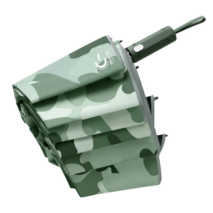 چتر 12 پره گلد ایر مدل Army قطر 104 سانتی‌متر