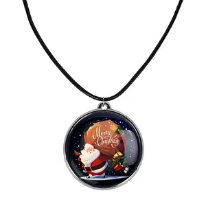 گردنبند خندالو مدل کریسمس Christmas کد 2216322160