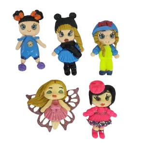 اسباب بازی زینتی مدل عروسک خمیری مجموعه 5 عددی