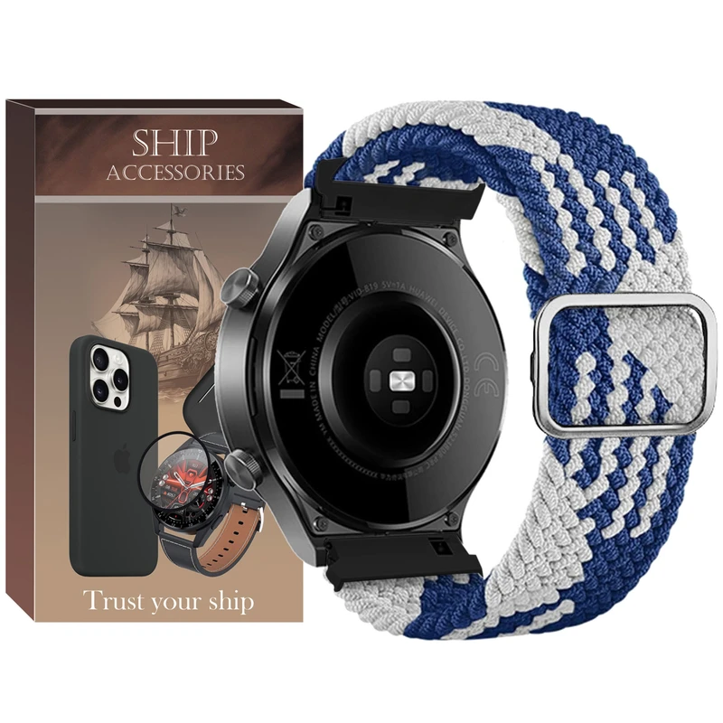 بند شیپ مدل Mixed Braided Solo SH TW مناسب برای ساعت هوشمند سامسونگ Galaxy Gear S3 Frontier SM-R760 / Neo R381 / Live 382