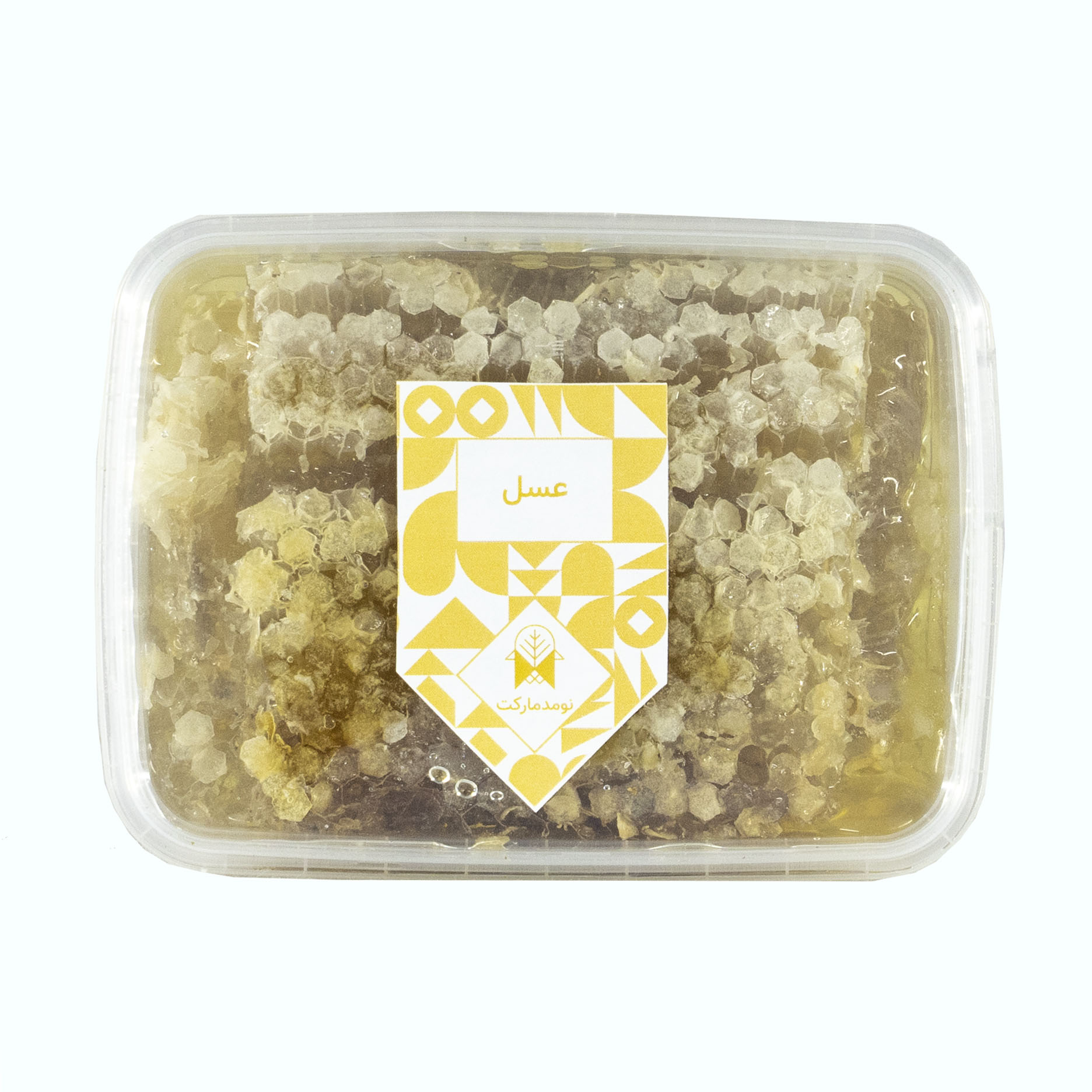 عسل طبیعی چهل گیاه با موم نومد مارکت - 500 گرم