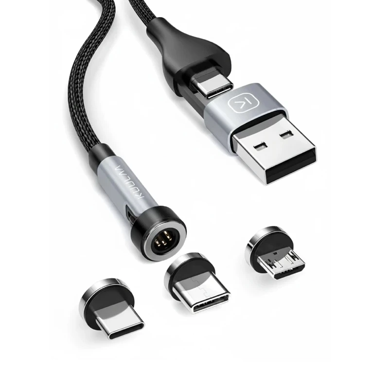 کابل تبدیل USB-C / USB به MicroUSB / USB-C / لایتنینگ کولا مدل KL-AC57 طول 1 متر