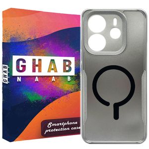 کاور قاب ناب مدل متالیک طرح مگسیف مناسب برای گوشی موبایل شیائومی Redmi Note 14 4G