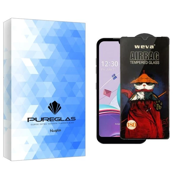 محافظ صفحه نمایش پیور گلس مدل NueGlas Airbag مناسب برای گوشی موبایل ال جی K31