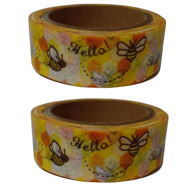 چسب نواری مدل واشی کد FF6 عرض 1.5 سانتی متر مجموعه 2 عددی