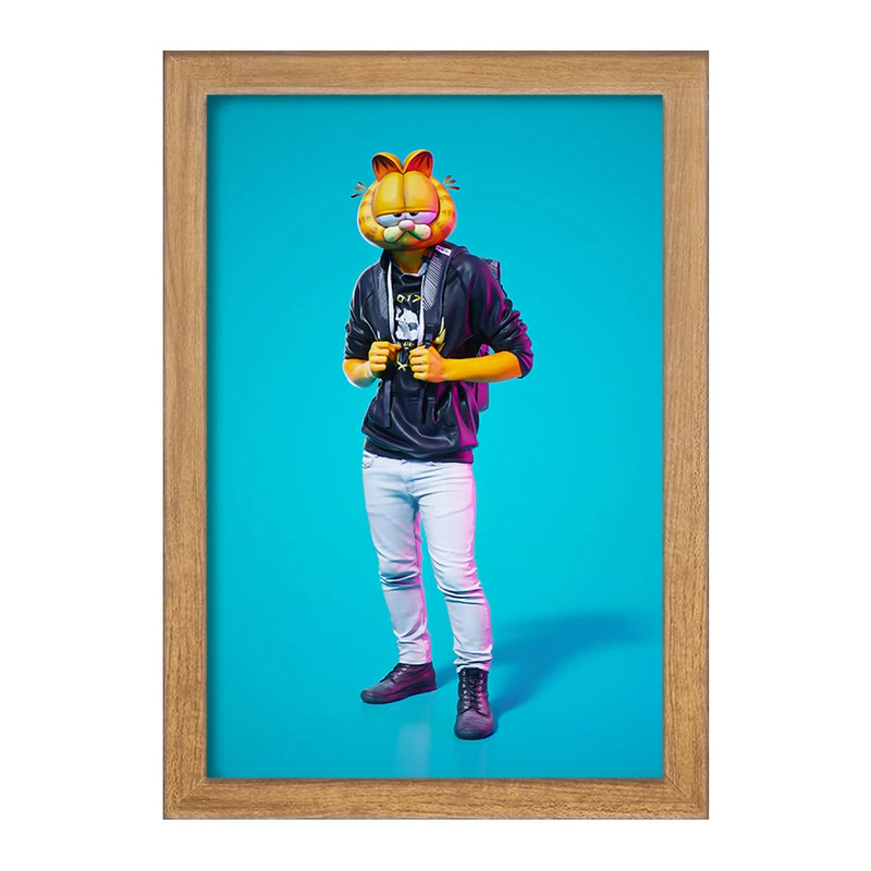 تابلو خندالو مدل گارفیلد (Garfield) کد F178