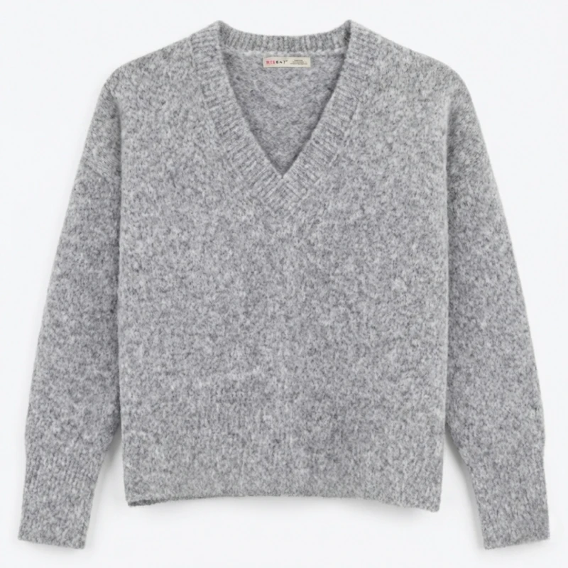 پلیور یقه هفت زنانه مدل موهر