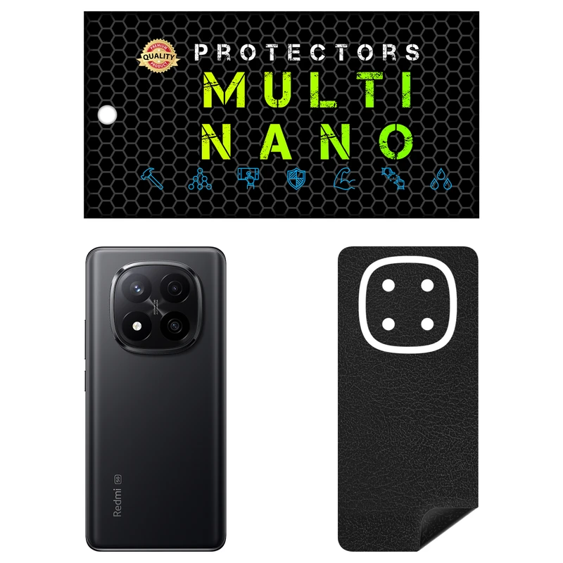 برچسب پوششی مولتی نانو طرح چرم مدل X-F1L مناسب برای گوشی موبایل شیائومی Redmi Note 14 Pro Plus 5G